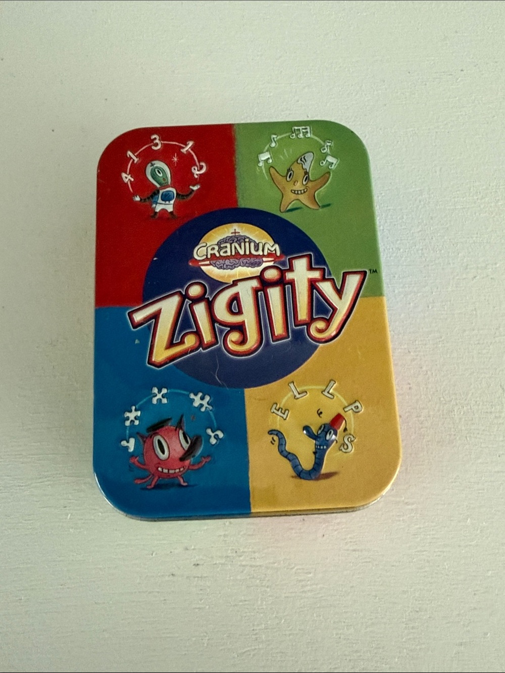 Zigity Kids Game - Multicolor Tin and card game